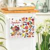 Artoid Mode Orange Strawberry Lemons Cup Summer Kitchen Towels Dish Towels, 18×26 Inch Farmhouse Picnic Decoration Cleaning Set of 2