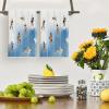 Artoid Mode Sea Swimming Beach Summer Kitchen Towels Dish Towels, 18×26 Inch Farmhouse Decoration Cleaning Set of 2