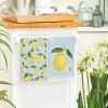 Artoid Mode Sunflower Bee Hello Sunshine Dot Summer Kitchen Towels Dish Towels, 18×26 Inch Farmhouse Spring Decoration Cleaning Set of 2(Lemon 3)