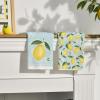 Artoid Mode Sunflower Bee Hello Sunshine Dot Summer Kitchen Towels Dish Towels, 18×26 Inch Farmhouse Spring Decoration Cleaning Set of 2(Lemon 3)