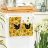 Artoid Mode Sunflowers Bee Black Cat Summer Kitchen Towels Dish Towels, 18×26 Inch Farmhouse Decoration Cleaning Set of 2
