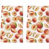 Artoid Mode Kiwi Fruits Summer Kitchen Towels Dish Towels, 18×26 Inch Farmhouse Decoration Cleaning Set of 2(Beige/Pink)