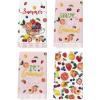 Artoid Mode Orange Strawberry Lemons Cup Sweet Summer Kitchen Towels Dish Towels, 18×26 Inch Farmhouse Decoration Cleaning Set of 4