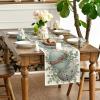 Artoid Mode Eucalyptus Egg Easter Table Runner, Spring Kitchen Dining Table Decor for Indoor Outdoor Home Party Decor 13×72 Inch(Beige)