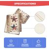 Artoid Mode Wood Stars Strip-Shaped Patriotic 4th of July Table Runner, Seasonal Kitchen Dining Table Decoration for Home Party Decor 13×72 Inch(Wood)