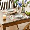 Artoid Mode Tulip Mother’s Day Placemats Set of 4, 12×18 Inch Best Mom Ever Spring Holiday Table Mats for Party Kitchen Dining Decoration