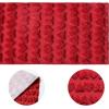 Artoid Mode White Soft Plush Faux Fur Jacquard Heart Valentine’s Day Table Runner, Seasonal Kitchen Dining Table Decoration for Home Party Decor 13×72 Inch(Red)