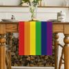 Artoid Mode Rainbow Pride Day LGBT Table Runner, Kind Holiday Kitchen Dining Table Decoration for Home Party Decor 13×72 Inch(Multi Color)