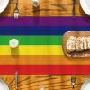 Artoid Mode Rainbow Pride Day LGBT Table Runner, Kind Holiday Kitchen Dining Table Decoration for Home Party Decor 13×72 Inch(Multi Color)