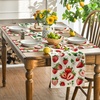 Artoid Mode Lemon Fruit Summer Placemats Set of 4, 12×18 Inch Seasonal Spring Holiday Table Mats for Party Kitchen Dining Decoration(Beige/Strawberry)