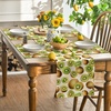 Artoid Mode Lemon Fruit Summer Placemats Set of 4, 12×18 Inch Seasonal Spring Holiday Table Mats for Party Kitchen Dining Decoration(Green/Kiwi Fruit)