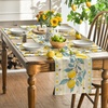Artoid Mode Lemon Fruit Summer Placemats Set of 4, 12×18 Inch Seasonal Spring Holiday Table Mats for Party Kitchen Dining Decoration(Yellow/Lemon)